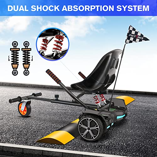 Flytraks K2 Hoverboard Go Kart with Rear Shock Absorption