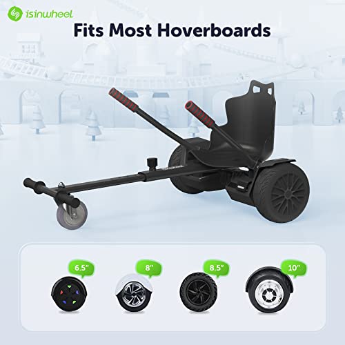 isinwheel K3 Hoverboard Seat Attachment - Hoverboard Go-Kart