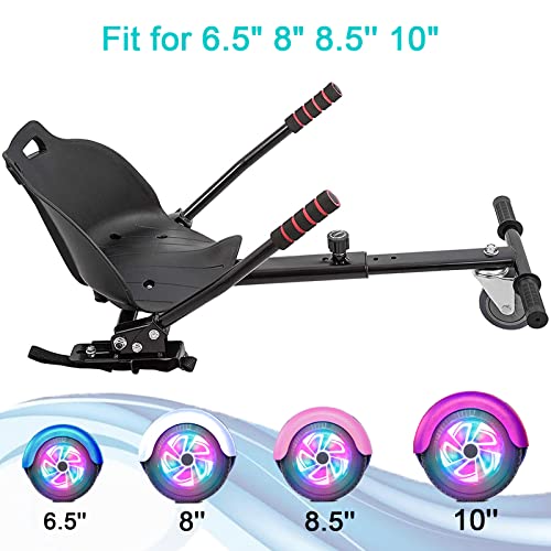Hoverboard Go-Kart Seat Attachment - Black