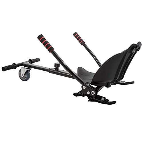Hoverboard Go-Kart Seat Attachment - Black