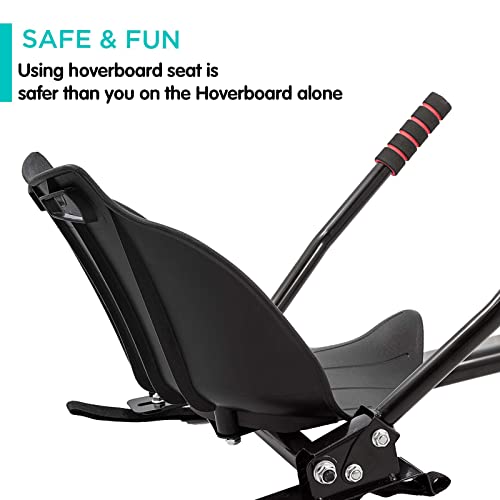 Hoverboard Go-Kart Seat Attachment - Black