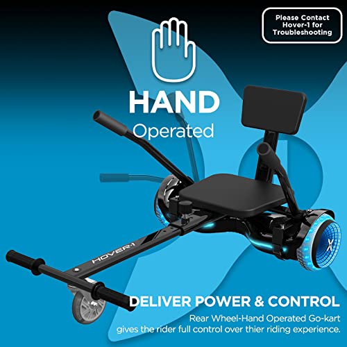 Hover-1 Turbo Hoverboard with Seat Attachment