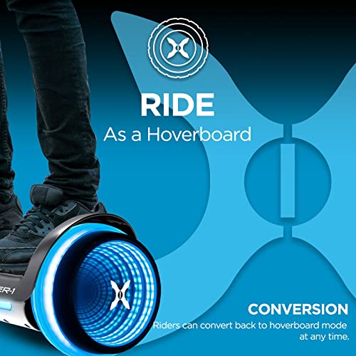 Hover-1 Turbo Hoverboard with Seat Attachment