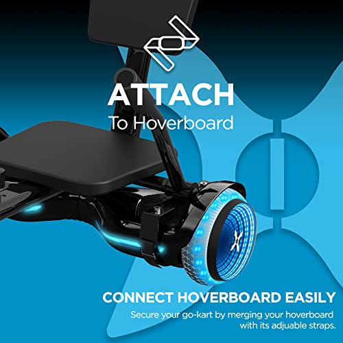 Hover-1 Turbo Hoverboard with Seat Attachment