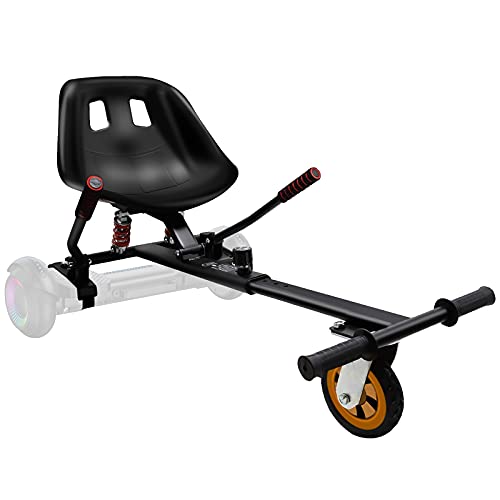 Hoverboard Go Kart Seat Attachment with Shock Absorption