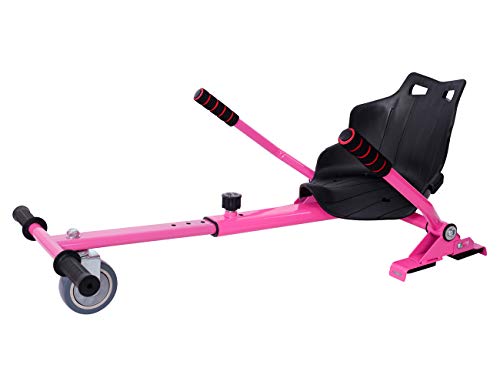 Pink Hover Kart Attachment for Hoverboards