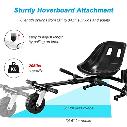 Hoverboard Go Kart Attachment - Off Road Ready