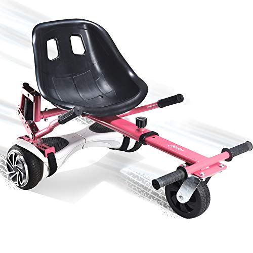 Pink Hoverboard Go Kart Attachment 