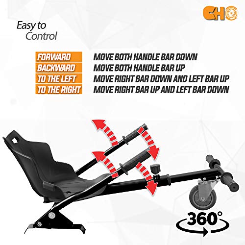 Adjustable Hoverkart for Electric Scooters (Black)