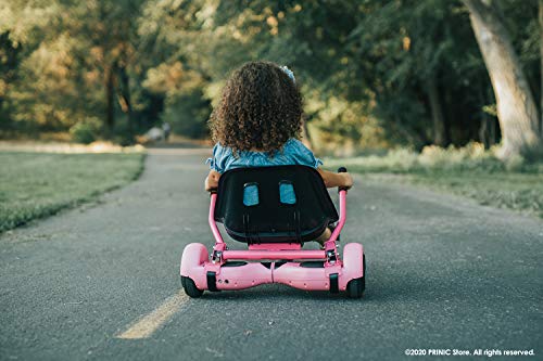 Pink Hoverboard Seat Attachment Go-Kart Kit