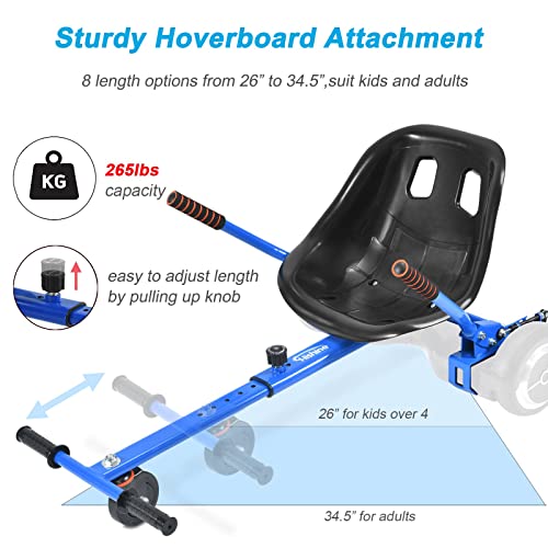 Adjustable Hoverboard Seat Attachment for Kids & Adults