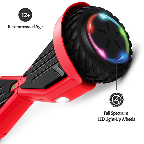 All-Terrain Heavy Duty Hoverboard with LED Lights