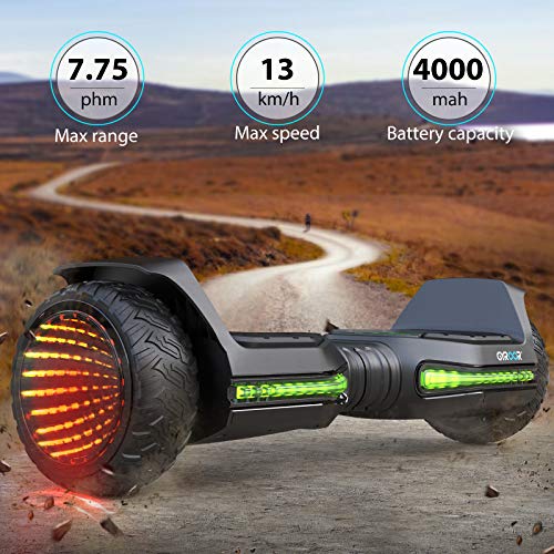 Gyroor Offroad Hoverboard with LED Wheel & Bluetooth Speaker