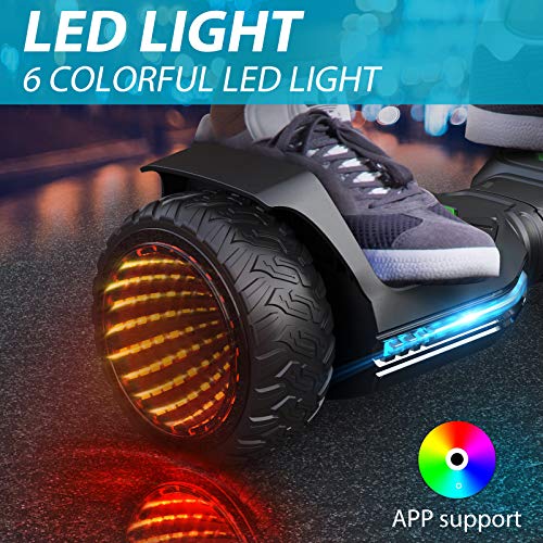 Gyroor Offroad Hoverboard with LED Wheel & Bluetooth Speaker