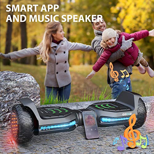 Gyroor Offroad Hoverboard with LED Wheel & Bluetooth Speaker