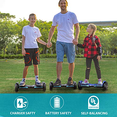 Gyroor Offroad Hoverboard with LED Wheel & Bluetooth Speaker