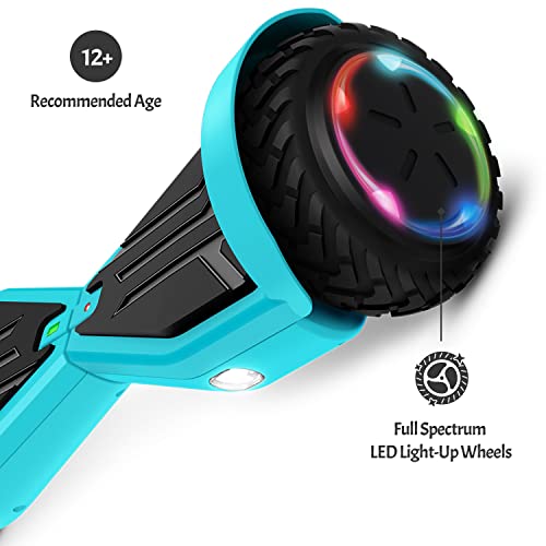 Blue Jetson Off-Road Hoverboard with LED Lights