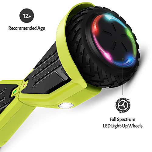 Jetson Spin Electric Hoverboard - All Terrain, LED Lights