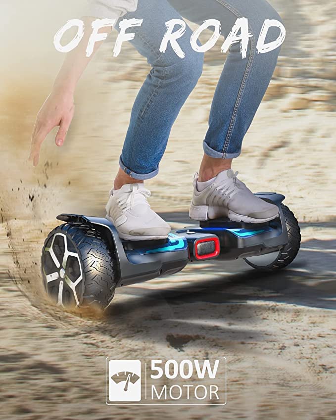 Gyroor Off-Road Hoverboard with Bluetooth Speaker & LED Lights
