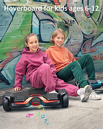 Gyroor Off-Road Hoverboard with Bluetooth Speaker & LED Lights