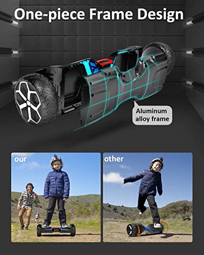 Gyroor Off-Road Hoverboard with Bluetooth Speaker & LED Lights