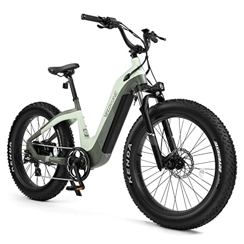 Velowave Mint Green Grace Step-thru Electric Bike