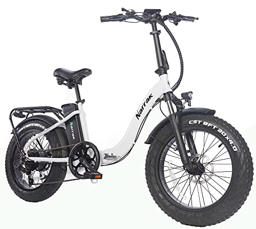 NARRAK 48V E-Bike: Folding Fat Tire, Removable Battery