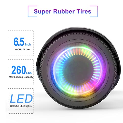 Bluetooth Hoverboard with Colorful Lights