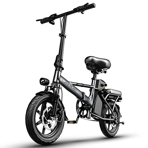 EUY Zhengbu 14" Folding E-bike with 500W Motor & Suspension