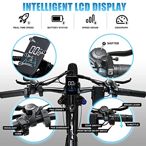 Dual Motor Electric Mountain Bike for Adults