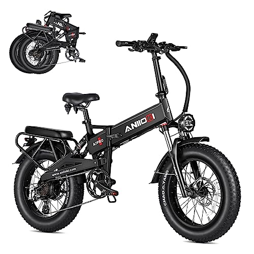 Aniioki Folding eBike with 48V Samsung Battery & Fat Tire