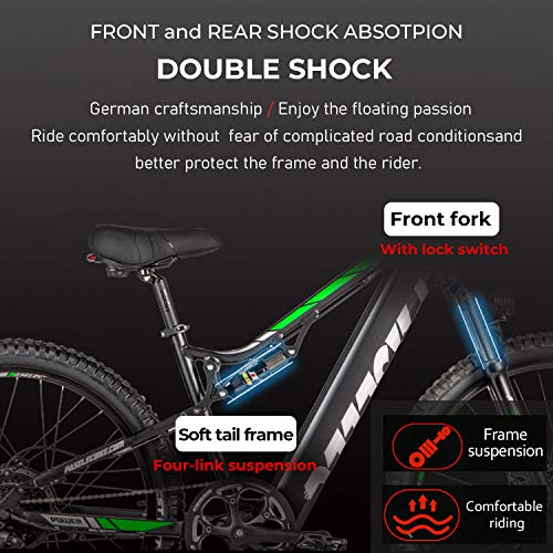BaFang 750W Full Suspension Electric Mountain Bike 