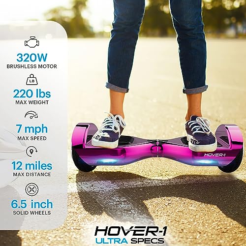 Black Hover-1 Ultra Self-Balancing Scooter
