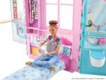 Barbie Portable Playset with Accessories: Kitchen, Bedroom, Bathroom