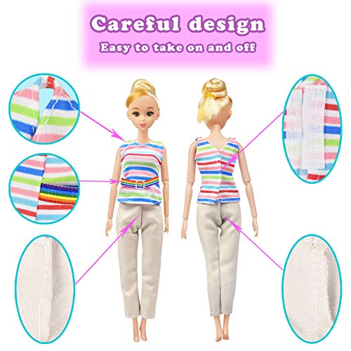 20 Pcs Barbie Doll Clothes and Accessories