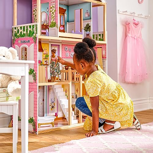 Classic Barbie Dollhouse with Easy Assembly, Accessories