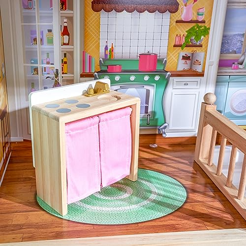 Classic Barbie Dollhouse with Easy Assembly, Accessories