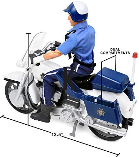 Barbie Police Motorcycle Action Figure Set