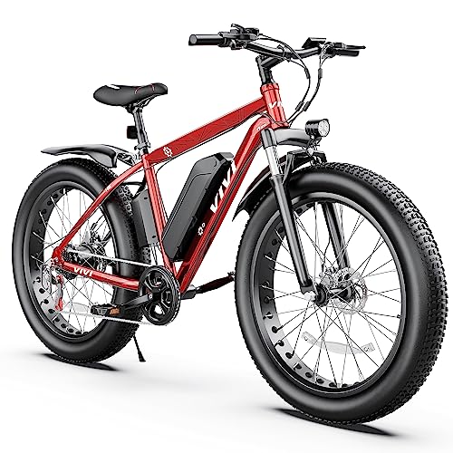 Vivi Electric Mountain Bike 26" x 4.0, 48V 500W