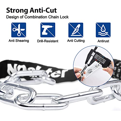NDakter Heavy Duty 5 Digit Bike Chain Lock