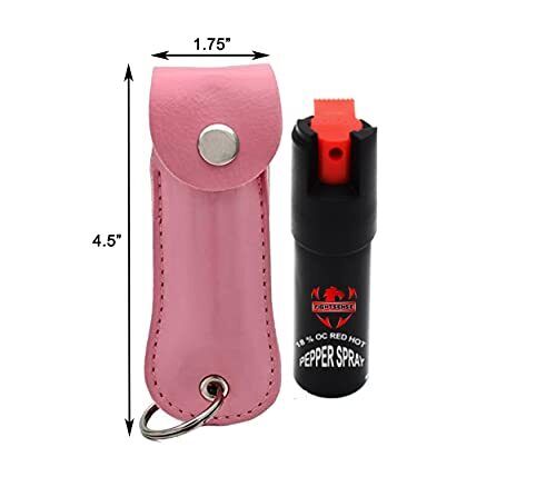 Compact FIGHTSENSE Self Defense Pepper Spray - Maximum Strength
