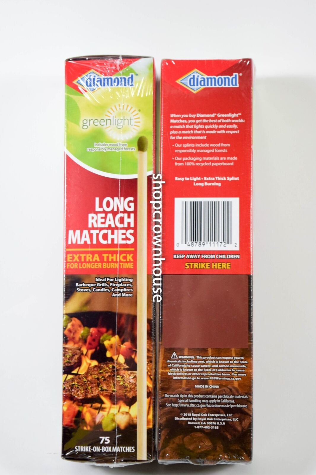 225 Long Burn Time Diamond Matches