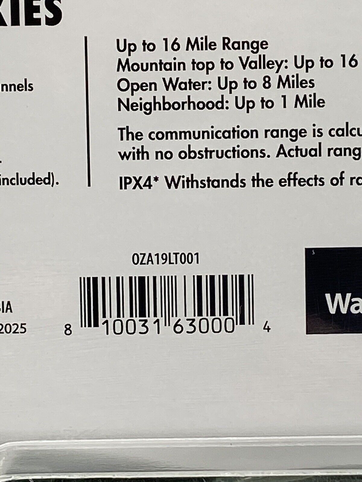 Green Walkie Talkie, 22 Channels, IPX4