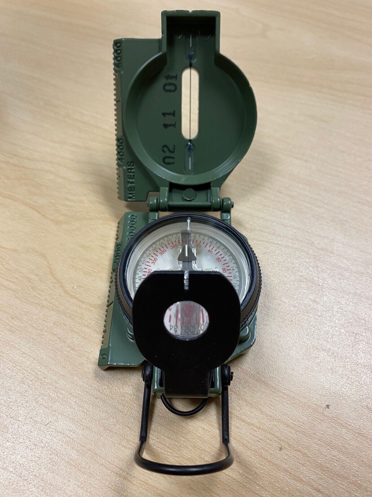 Military Issue Olive Drab Compass with Tritium