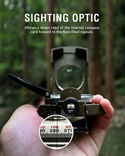 Military Metal Navigation Compass for Preppers