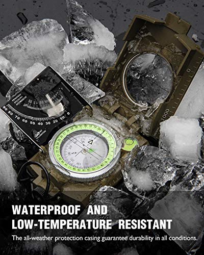 Military Metal Navigation Compass for Preppers