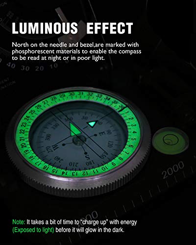 Military Metal Navigation Compass for Preppers