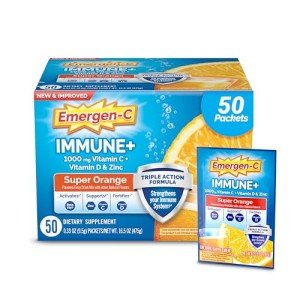 Emergen-C Immune+ Vitamin C Powder – 50 ct