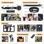 250-Piece Survival Kit with Molle Bag and Tent