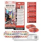 ROTH ID TAG™ Kit | Emergency Contact Tags